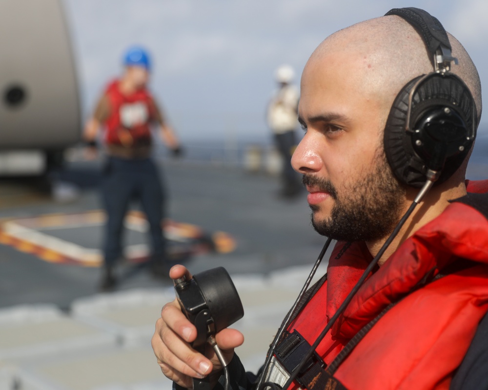 USS Princeton conducts operations in the U.S. Central Command area of responsibility as part of the Carl Vinson Carrier Strike Group