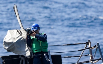 USS Princeton conducts operations in the U.S. Central Command area of responsibility as part of the Carl Vinson Carrier Strike Group