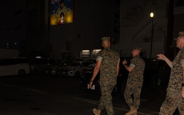 3rd MLG CG, SgtMaj Participate in Courtesy Patrol