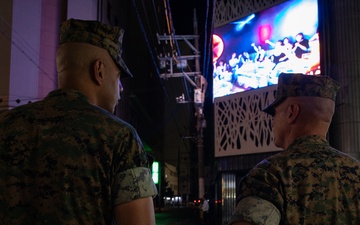 3rd MLG CG, SgtMaj Participate in Courtesy Patrol