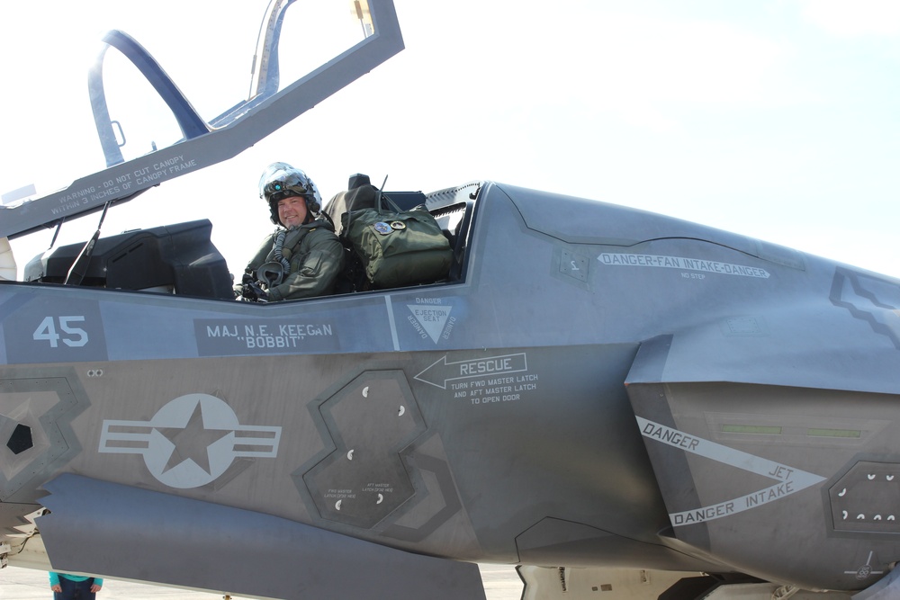 ‘The mission is the same’: Retired Marine F-35 pilot finds new way to serve at FRCE