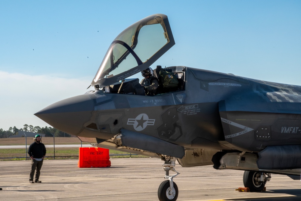 ‘The mission is the same’: Retired Marine F-35 pilot finds new way to serve at FRCE