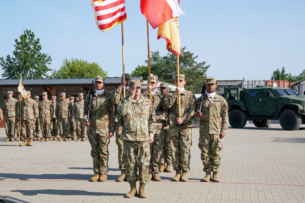 Ltc. McGlone Assumes Command of Task Force Atlas in Poland