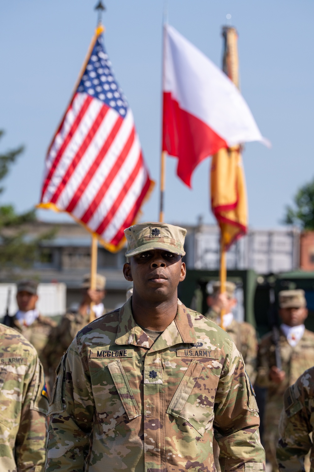 Ltc. McGlone Assumes Command of Task Force Atlas in Poland