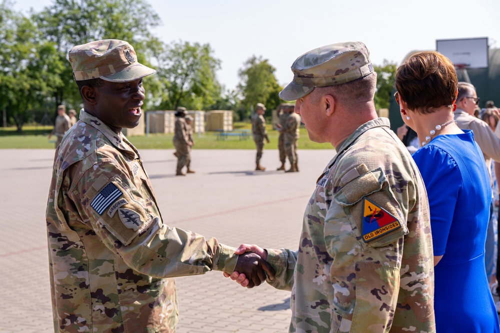 Ltc. McGlone Assumes Command of Task Force Atlas in Poland
