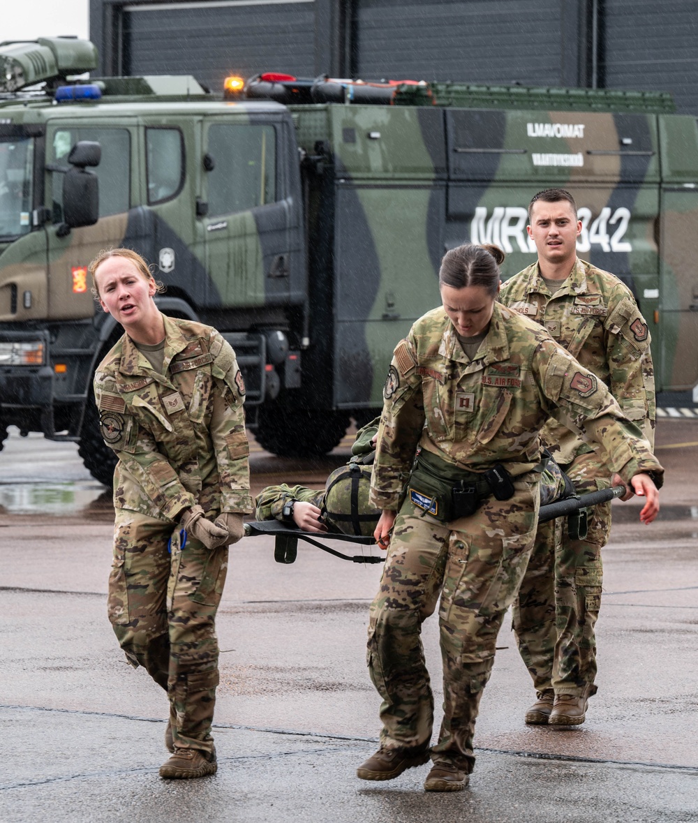 Chaos with a cause: Allied mass casualty response exercise
