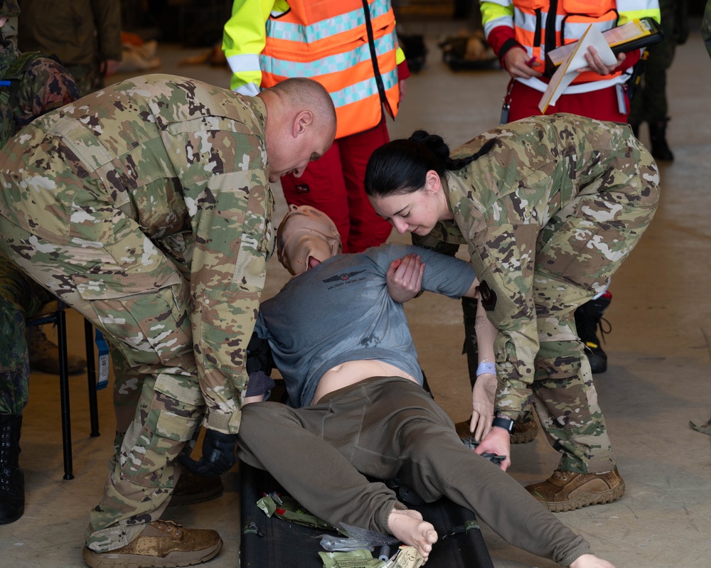 Chaos with a cause: Allied mass casualty response exercise