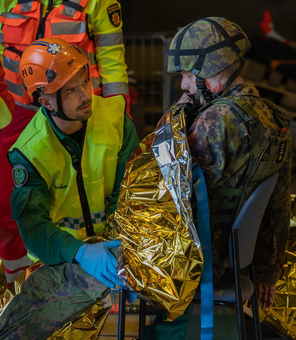 Chaos with a cause: Allied mass casualty response exercise