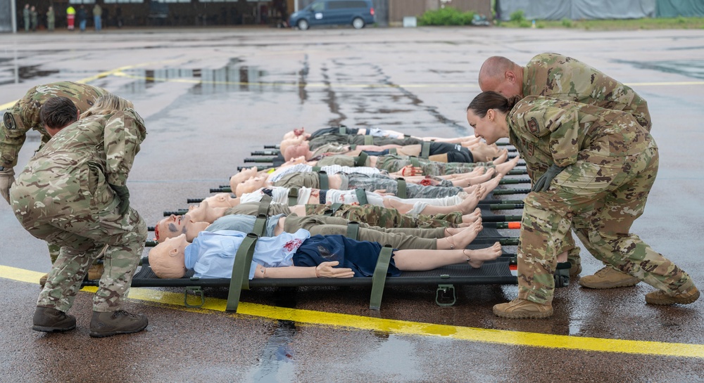 Chaos with a cause: Allied mass casualty response exercise