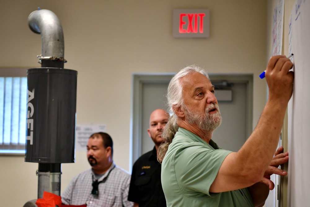The Rodriguez Army Health Clinic at Fort Buchanan hosts a course on industrial ventilation