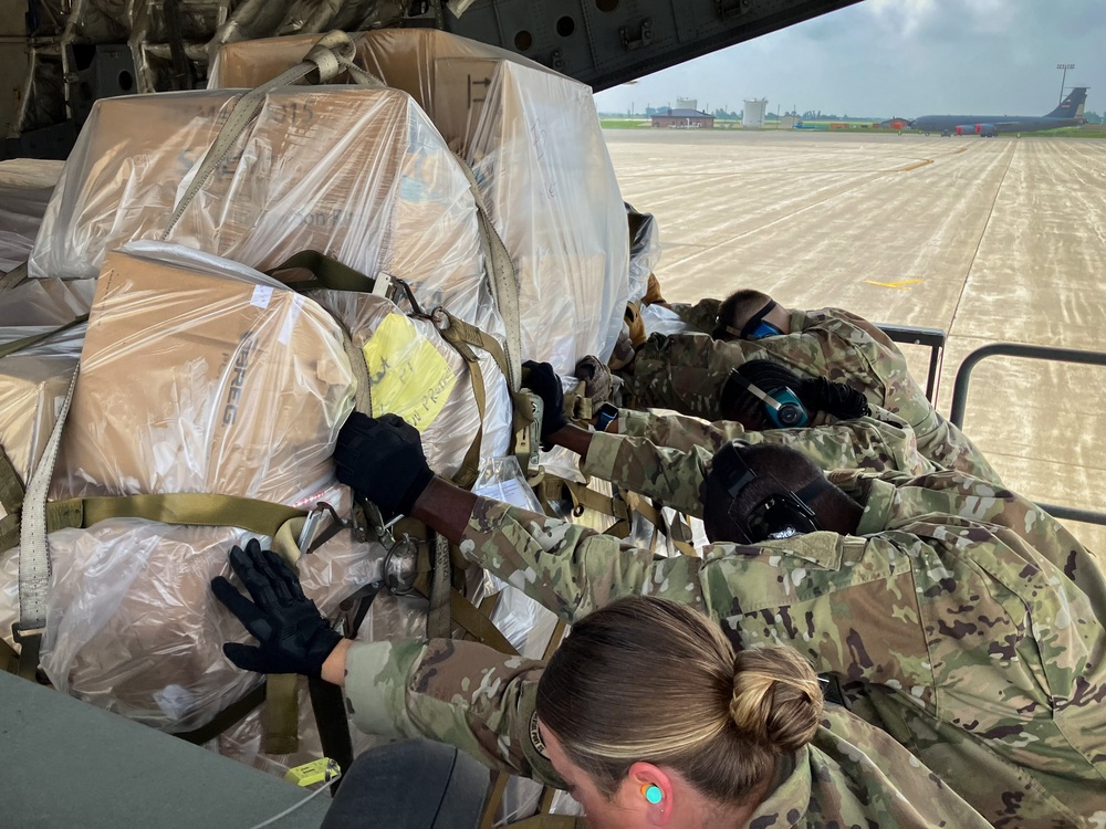 49th APS Loads Up For Denton Humanitarian Assistance Program