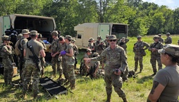Medics with Wisconsin National Guard’s 2nd Battalion, 127th Infantry Regiment hold training at Fort McCoy; unit preps for deployment
