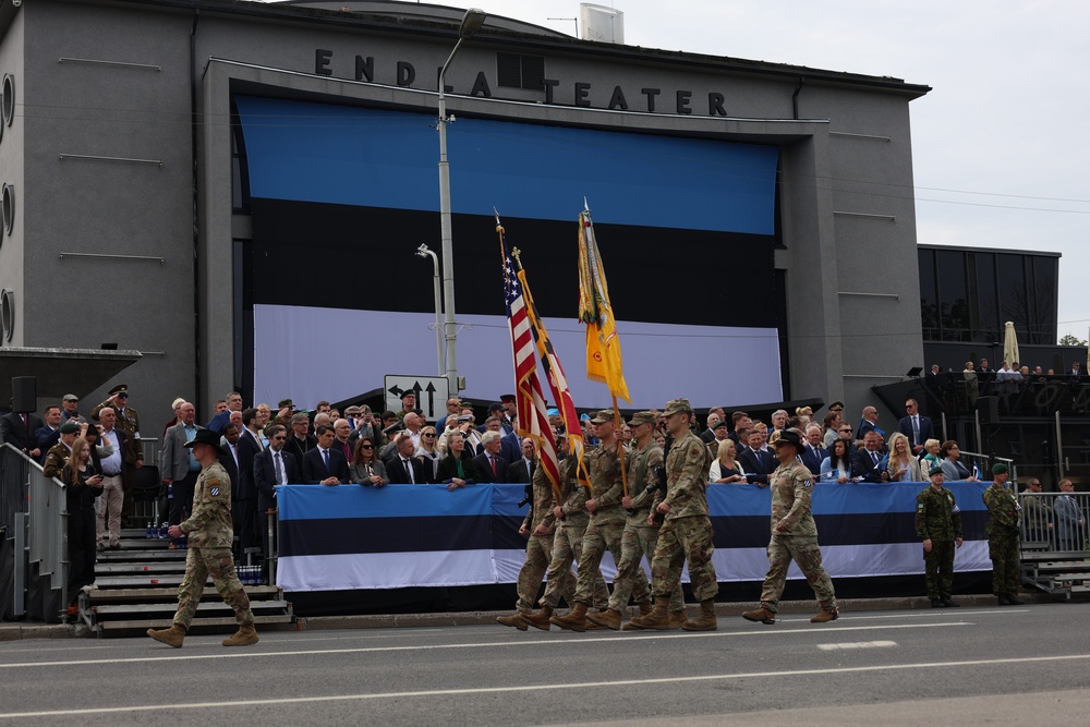 Task Force Iron, Maryland National Guard Join NATO Allies in Estonia’s Victory Day Parade