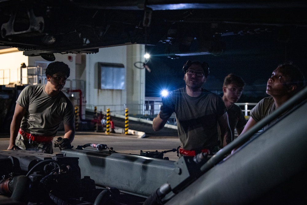 134th LRS perform 60K Tunner certification course