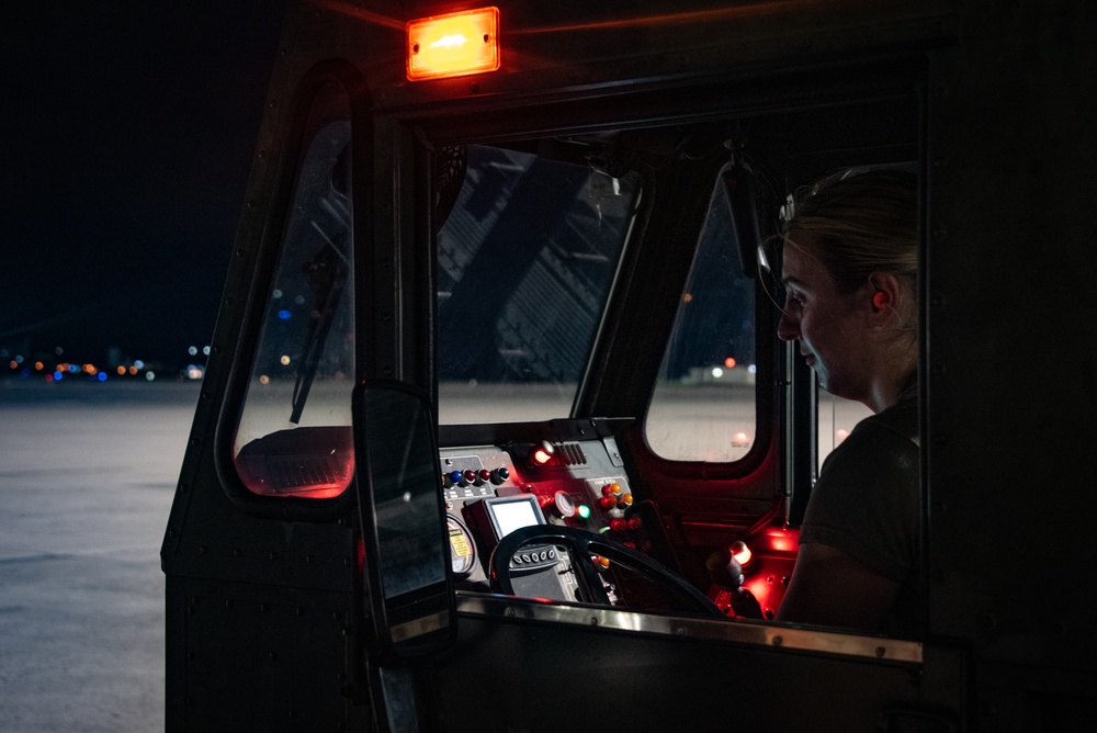 134th LRS perform 60K Tunner certification course