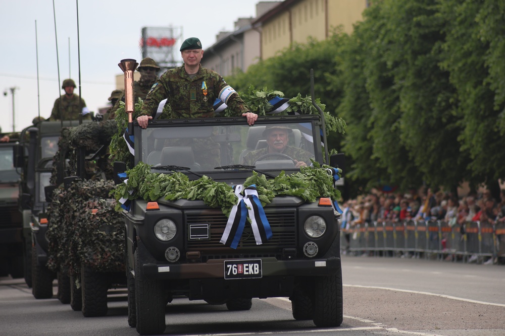 Task Force Iron, Maryland National Guard Join NATO Allies in Estonia’s Victory Day Parade