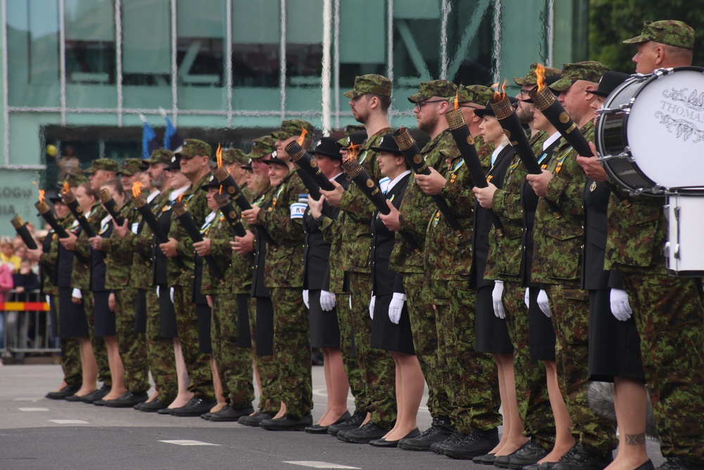 Task Force Iron, Maryland National Guard Join NATO Allies in Estonia’s Victory Day Parade