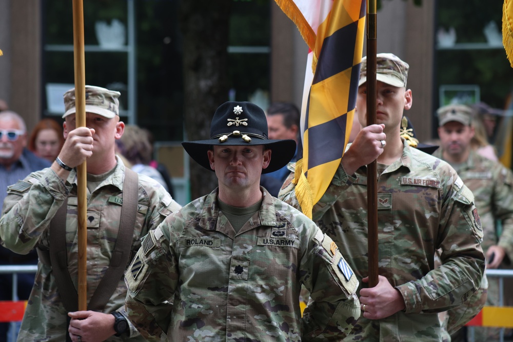 Task Force Iron, Maryland National Guard Join NATO Allies in Estonia’s Victory Day Parade