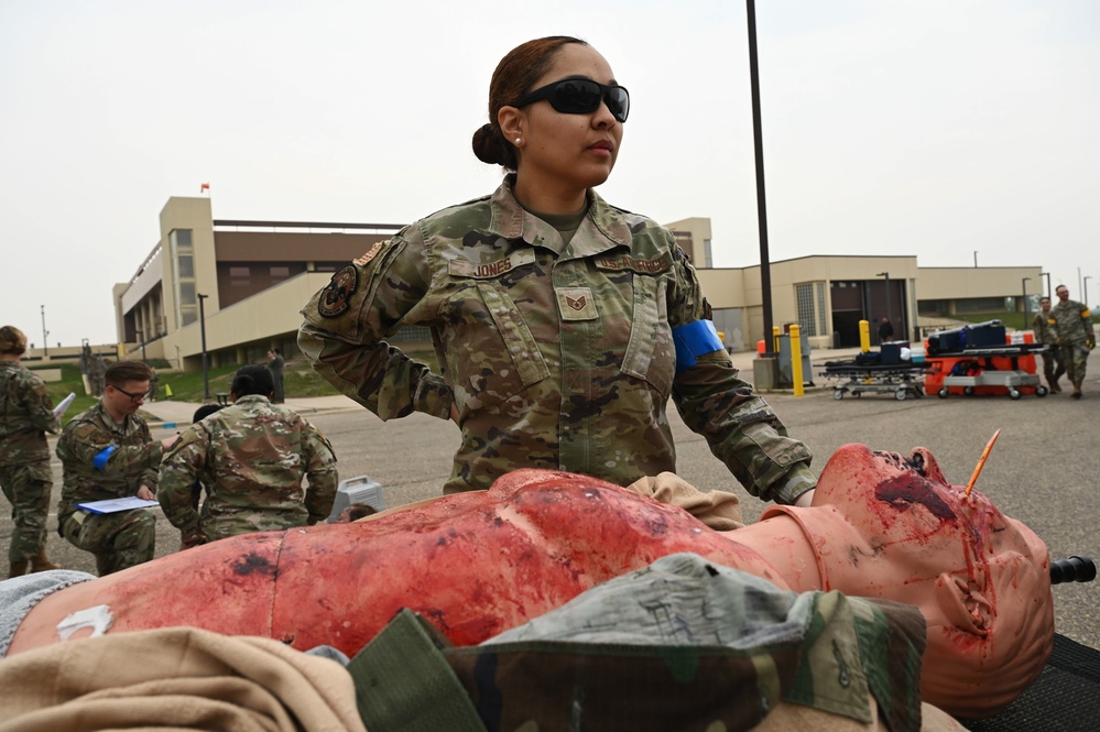 5th Medical Group sharpens emergency response skills