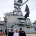 USS Bulkely leadership meet after the ship moored pier side at Norfolk Naval Station