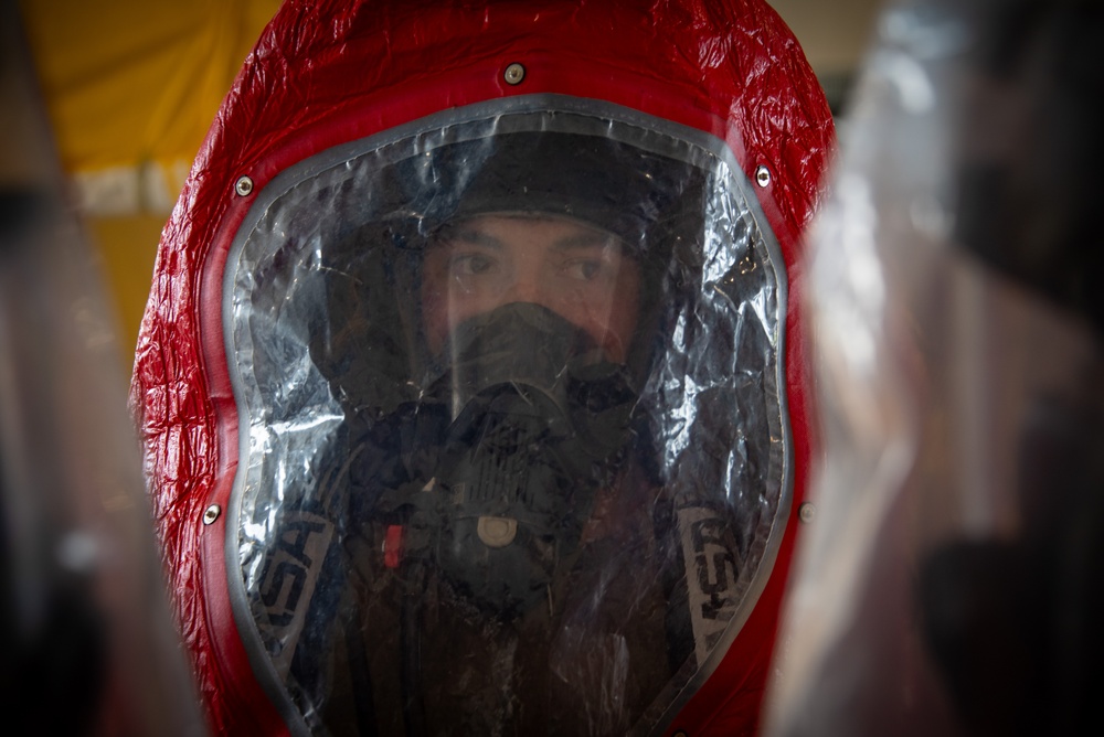 134th CES joint HAZMAT training