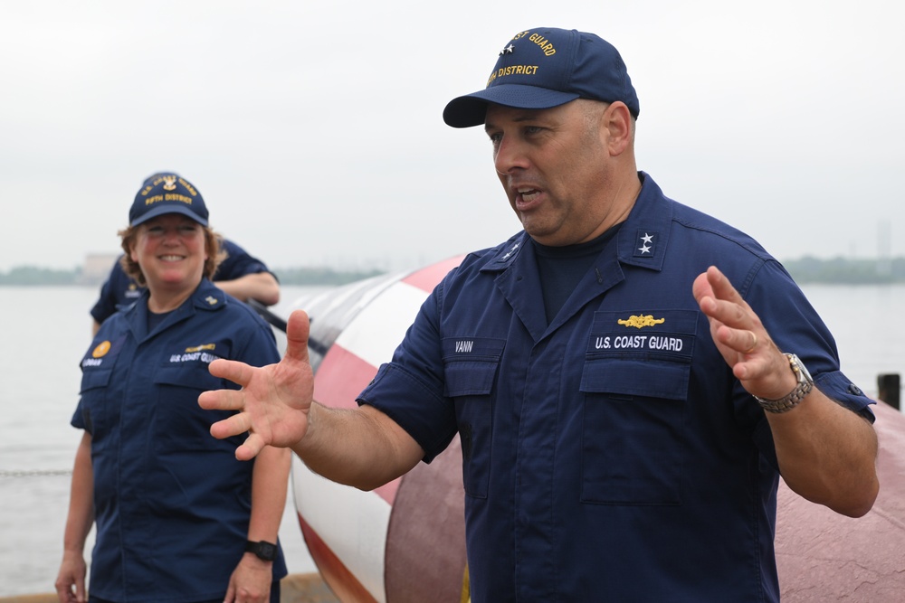 Coast Guard sets historic Francis Scott Key Memorial Buoy in Baltimore Harbor