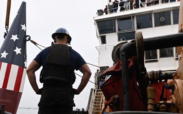 Coast Guard sets historic Francis Scott Key Memorial Buoy in Baltimore Harbor
