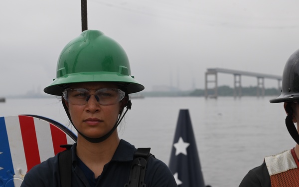 Coast Guard sets historic Francis Scott Key Memorial Buoy in Baltimore Harbor