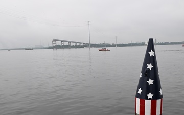 Coast Guard sets historic Francis Scott Key Memorial Buoy in Baltimore Harbor