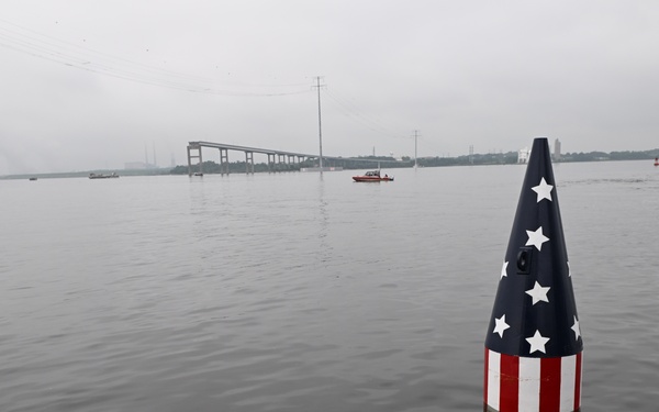 Coast Guard sets historic Francis Scott Key Memorial Buoy in Baltimore Harbor