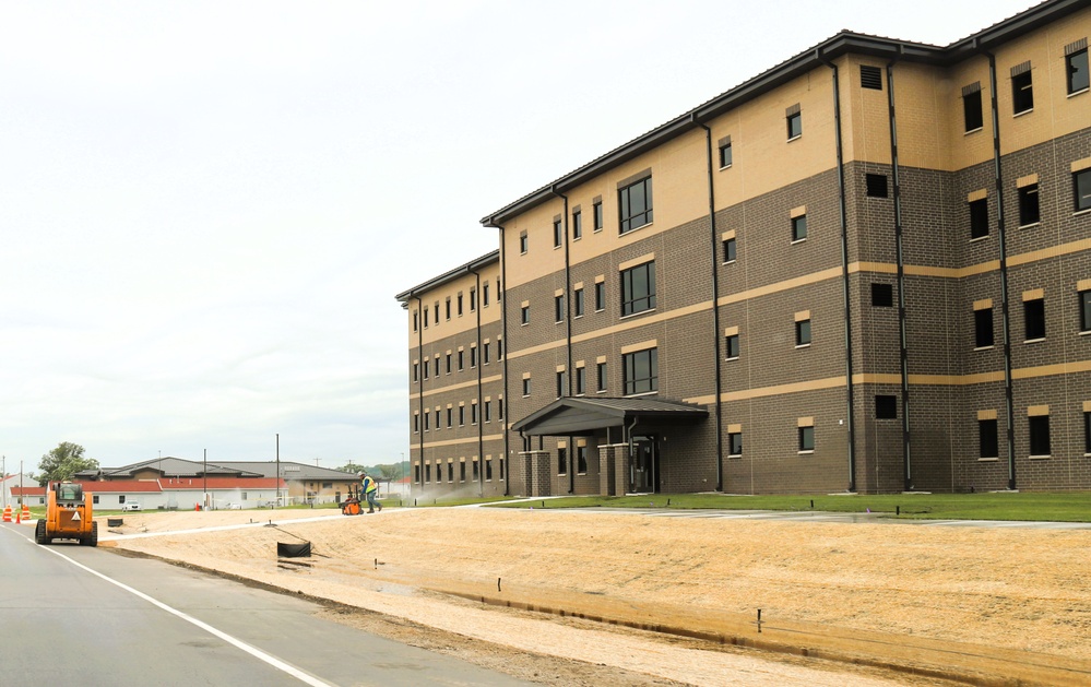 Fort McCoy’s South Barracks Project edges closer to completion; project now past 90 percent done