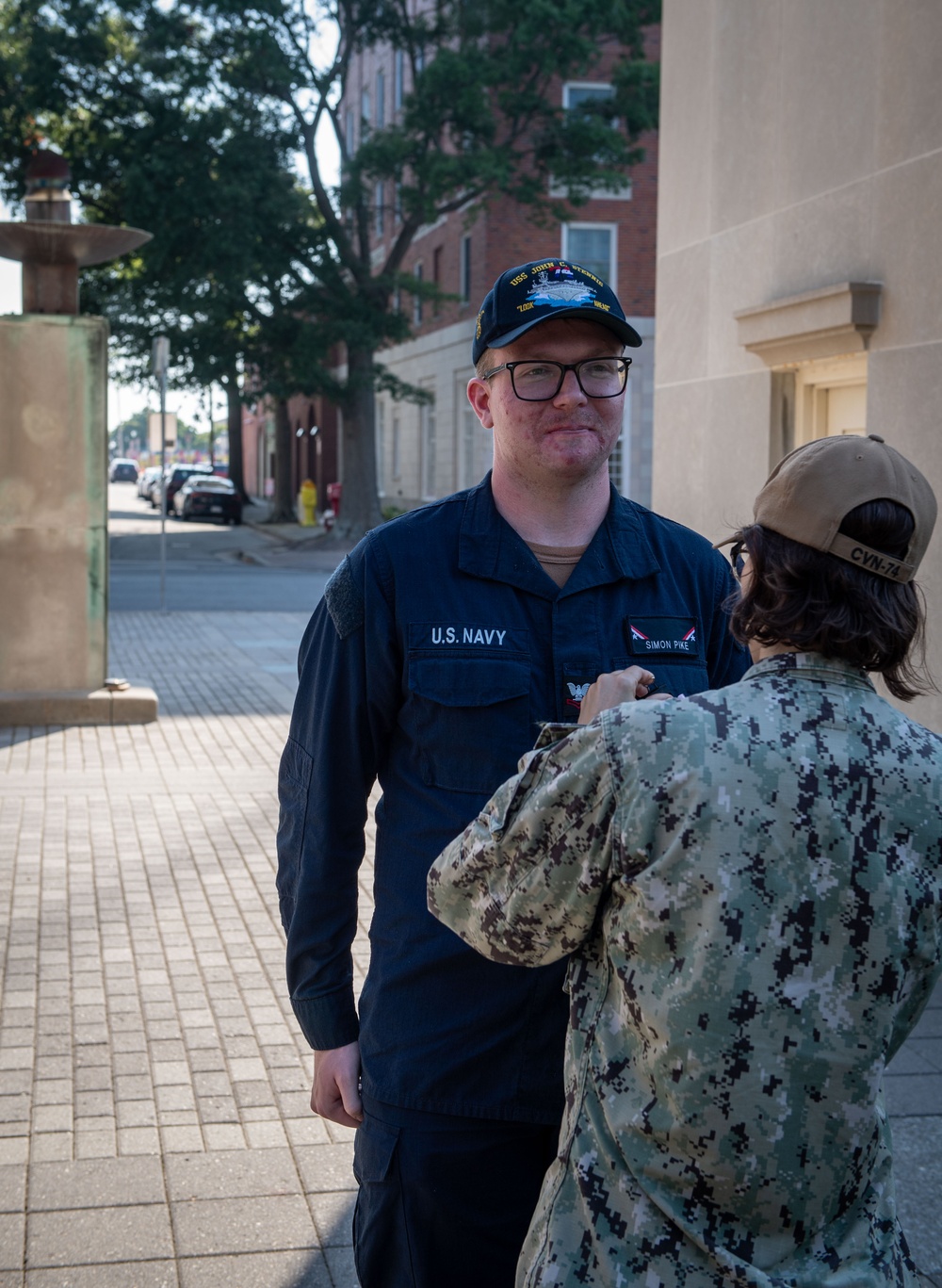 USS John C. Stennis (CVN 74) sailor awarded Navy and Marine Corps Achievement Medal
