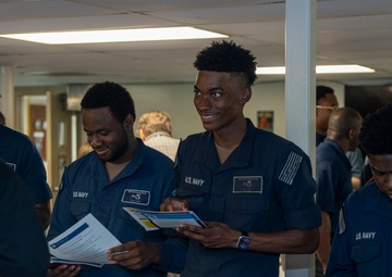 USS Bataan Hosts College Fair