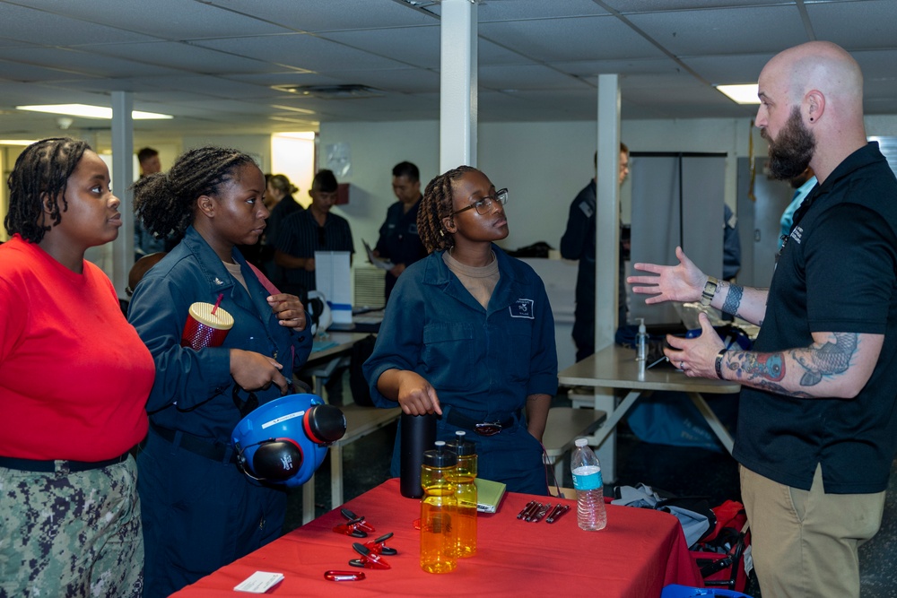 USS Bataan Hosts College Fair