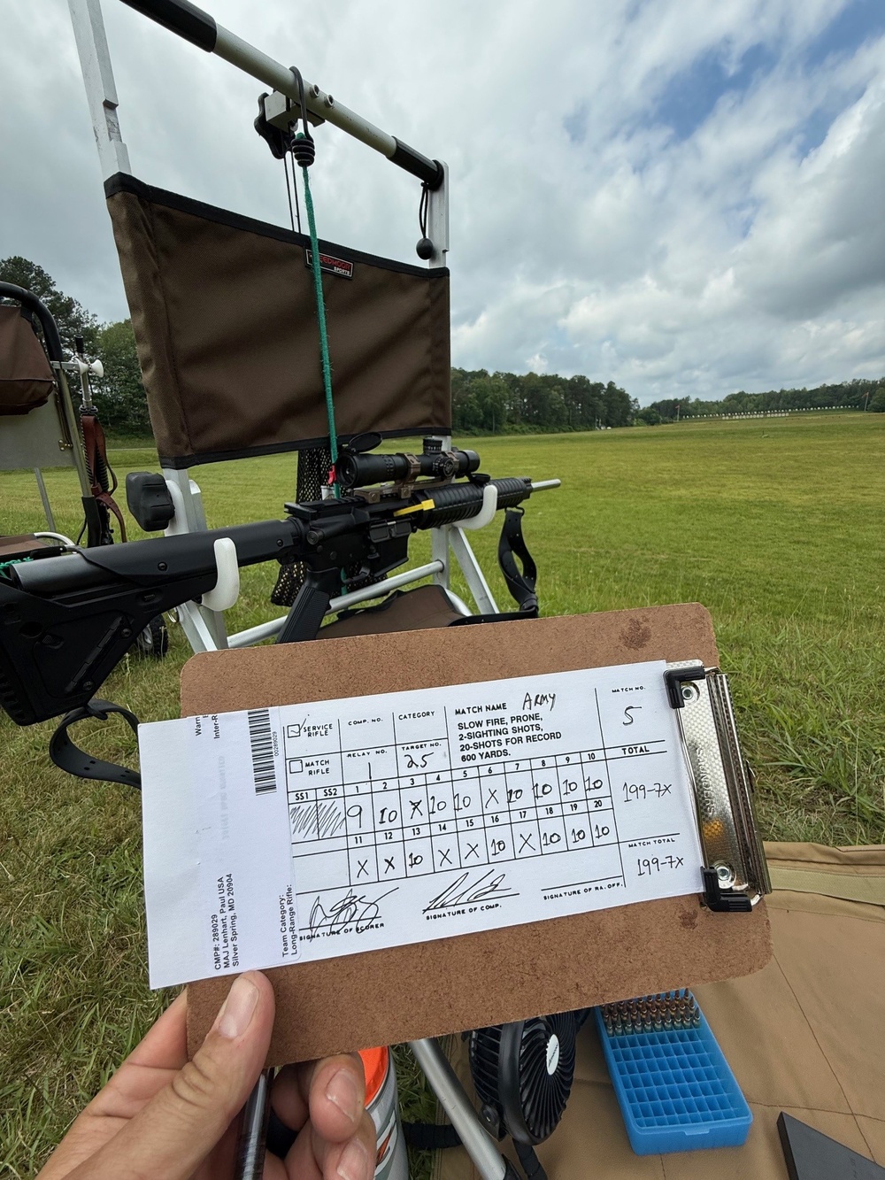 Army entomologist hits mark during Interservice Rifle Match on Marine Corps Base Quantico
