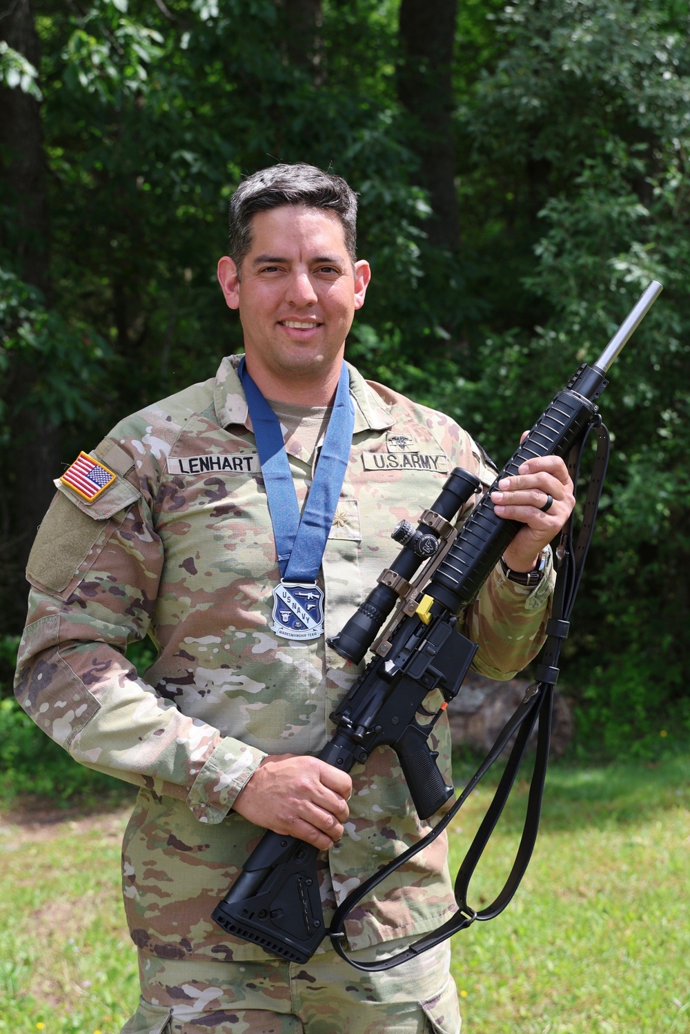 Army entomologist hits mark during Interservice Rifle Match on Marine Corps Base Quantico