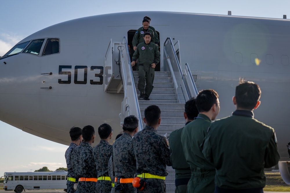 JASDF E-767 arrives for Red Flag-Alaska 25-2