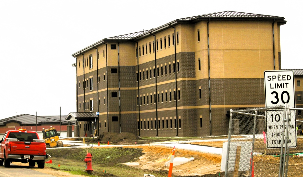 Fort McCoy’s South Barracks Project edges closer to completion; project now past 90 percent done