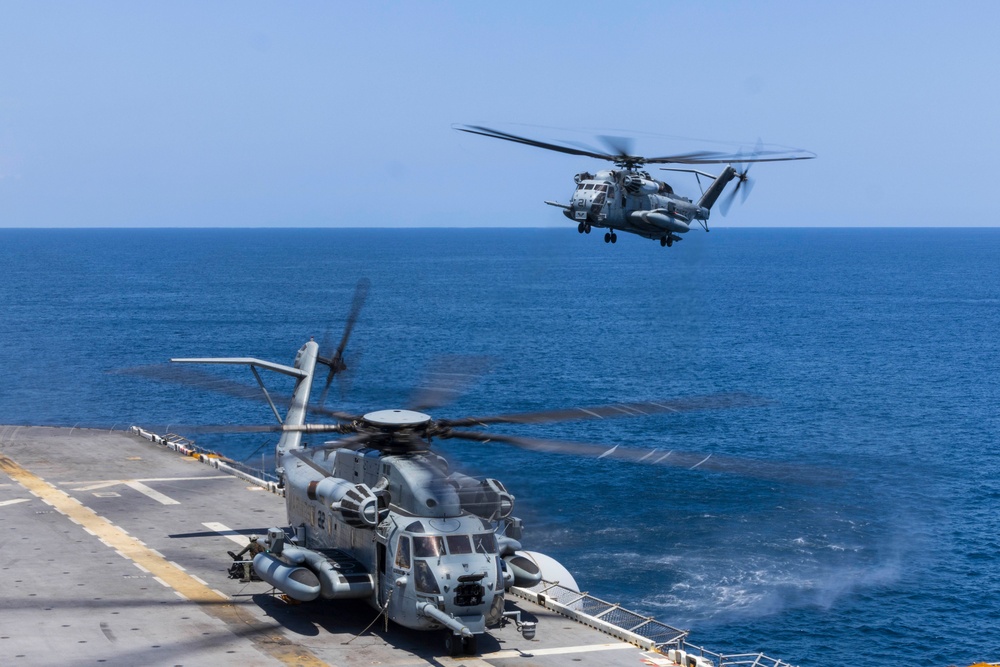 USS Iwo Jima Flight Operations