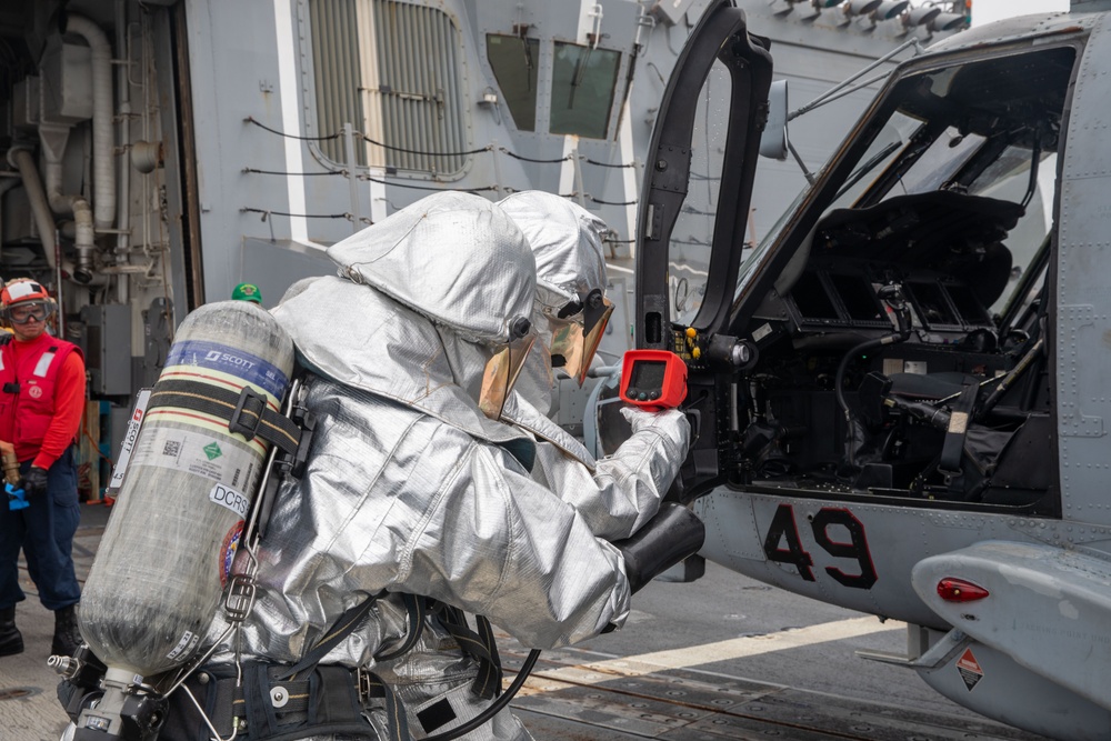 USS Sampson conducts routine operations