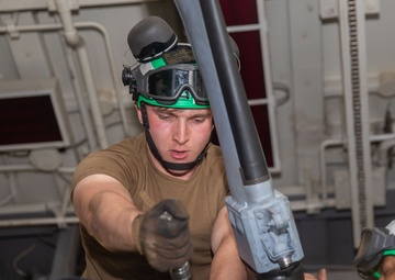 USS Sampson conducts routine operations