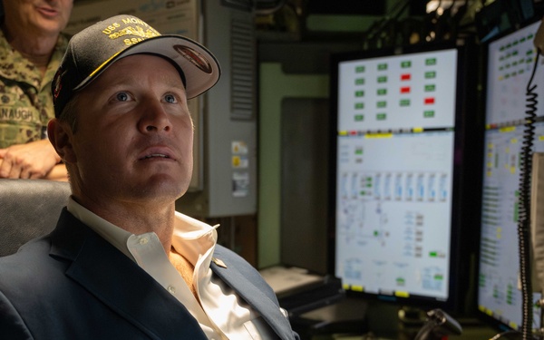 Senator Tim Sheehy of Montana Tours USS Montana in Pearl Harbor