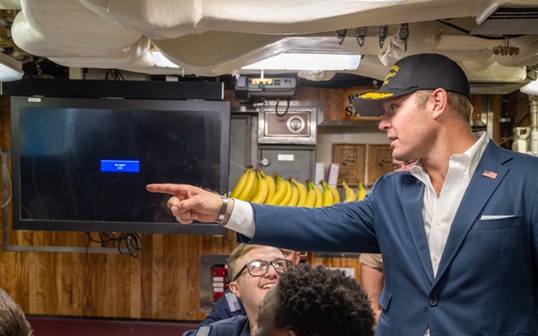 Senator Tim Sheehy of Montana Tours USS Montana in Pearl Harbor