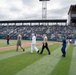 Service Members Throw First Pitch at Cheney Stadium