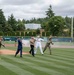 Service Members Throw First Pitch at Cheney Stadium
