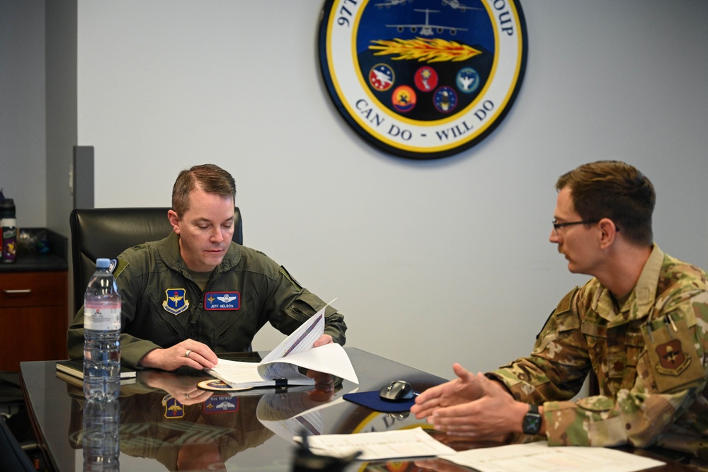 AETC operations director visits 97th AMW