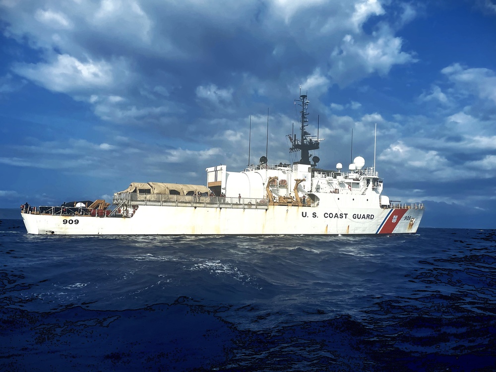 Coast Guard Cutter Campbell conducts alien interdiction patrol in the Windward Passage