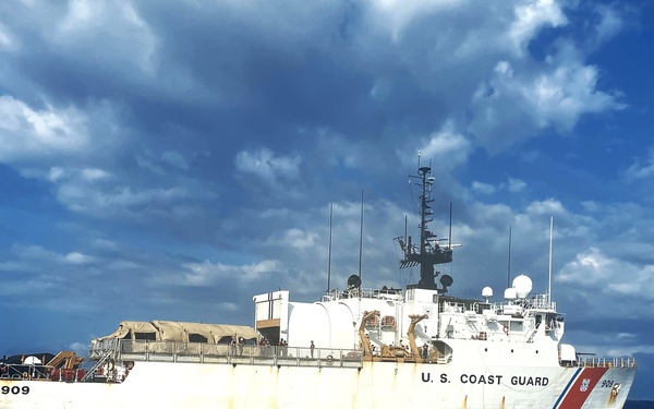 Coast Guard Cutter Campbell conducts alien interdiction patrol in the Windward Passage