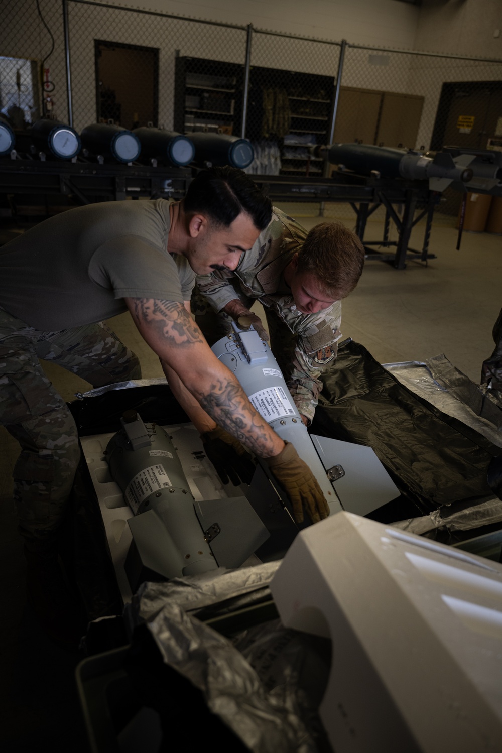 Munitions Systems Specialists Assemble GBU-38