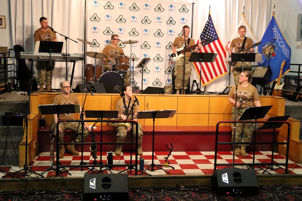 204th Army Band entertains hundreds during 250th Army Birthday Celebration at Fort McCoy
